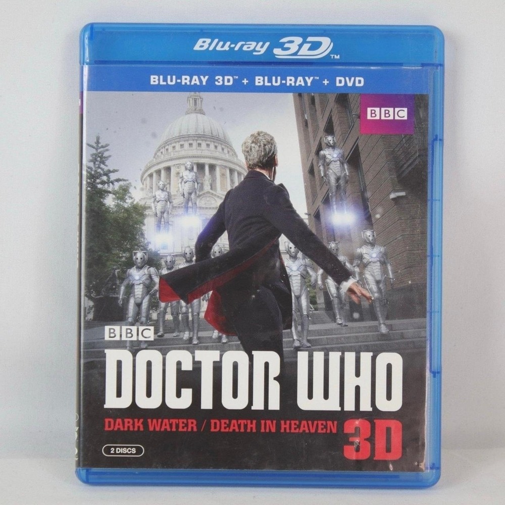 Doctor Who Dark Water / Death In Heaven 3D Blu-Ray DVD Movie